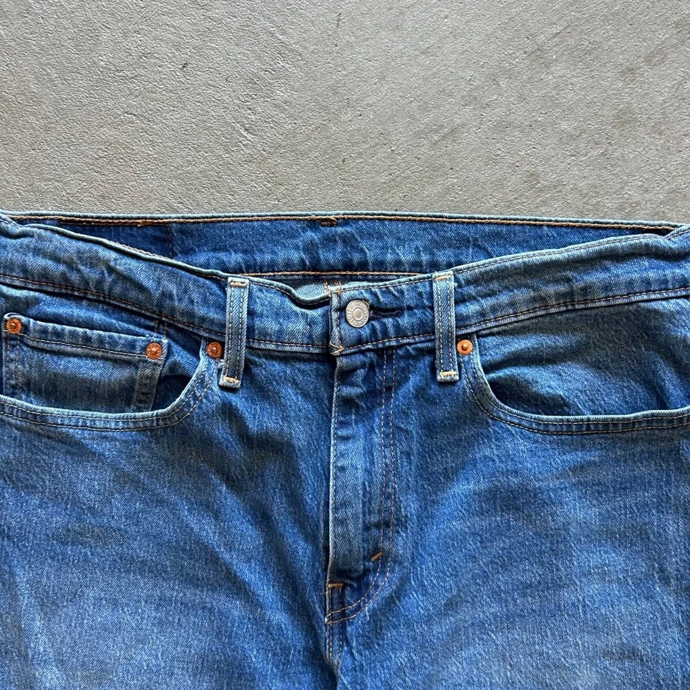 Levis 511 Jeans Mens 34x34 Blue Medium Wash Denim‎ Slim Fit Pants